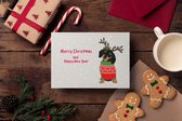 10x Cartes de Noël anglaises (format A6) - Cartes de Noël à envoyer - cartes avec texte - cartes de Noël de luxe - cartes de vacances - carte de Noël - cartes de vœux - Noël - chien - chiens - animaux