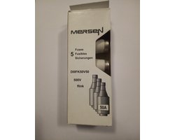 MERSEN Diazed D-zekering - J222165 - DIIIFK50V50 - verpakking á 5 stuks