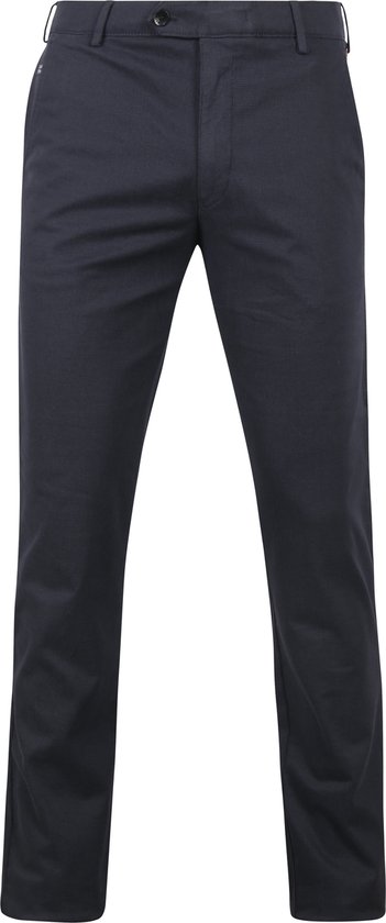 Meyer - Chino Bonn Print Navy - Heren - Maat 27 - Modern-fit