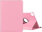 Draaibaar Hoesje 360 Rotating Multi stand Case - Geschikt voor: Apple iPad Pro 12.9 inch (2020) - Apple iPad Pro 12.9 inch (2021) - Apple iPad Pro 12.9 inch 2022 - Licht roze