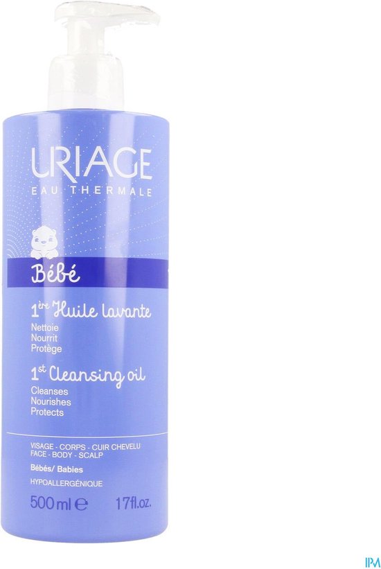 Uriage Bébé 1ère Huile Lavante Protectrice Visage Corps Cuir