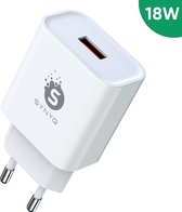 Synyq Snellader 18W - USB Adapter - Snellader iPhone - Snellader Samsung - USB Oplader - USB Lader - Universeel Adapter