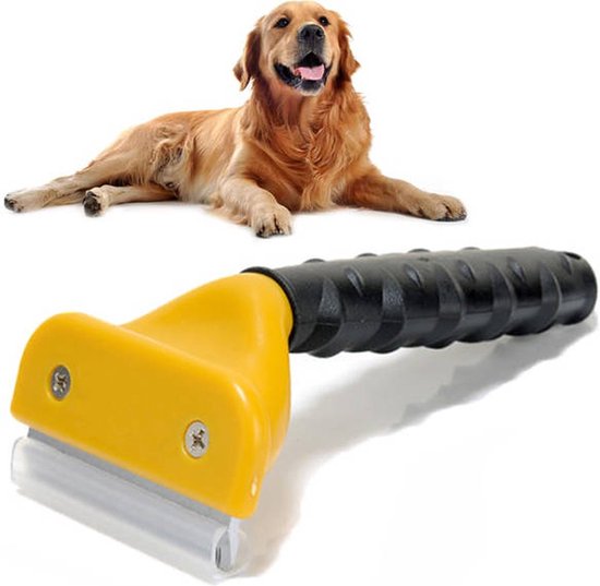 Hondenkam, roestvrij staal, kam, hondensalon (3 stuks), kammen, vachtverzorging, huisdierborstel, hondenborstel, professionele katten en honden, borstels, verzorgingskam verwijdert knopen, losse vacht vuil