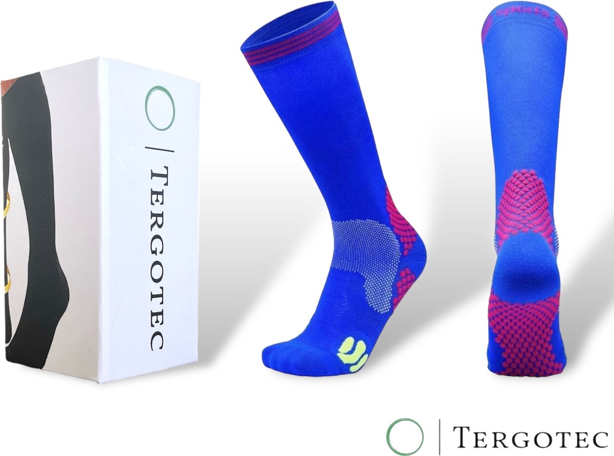 Qrola Hardloopkousen L/XL (40-44) – **BEST QUALITY** Compressiekousen voor Sport, Werk & Reizen / Steunkousen