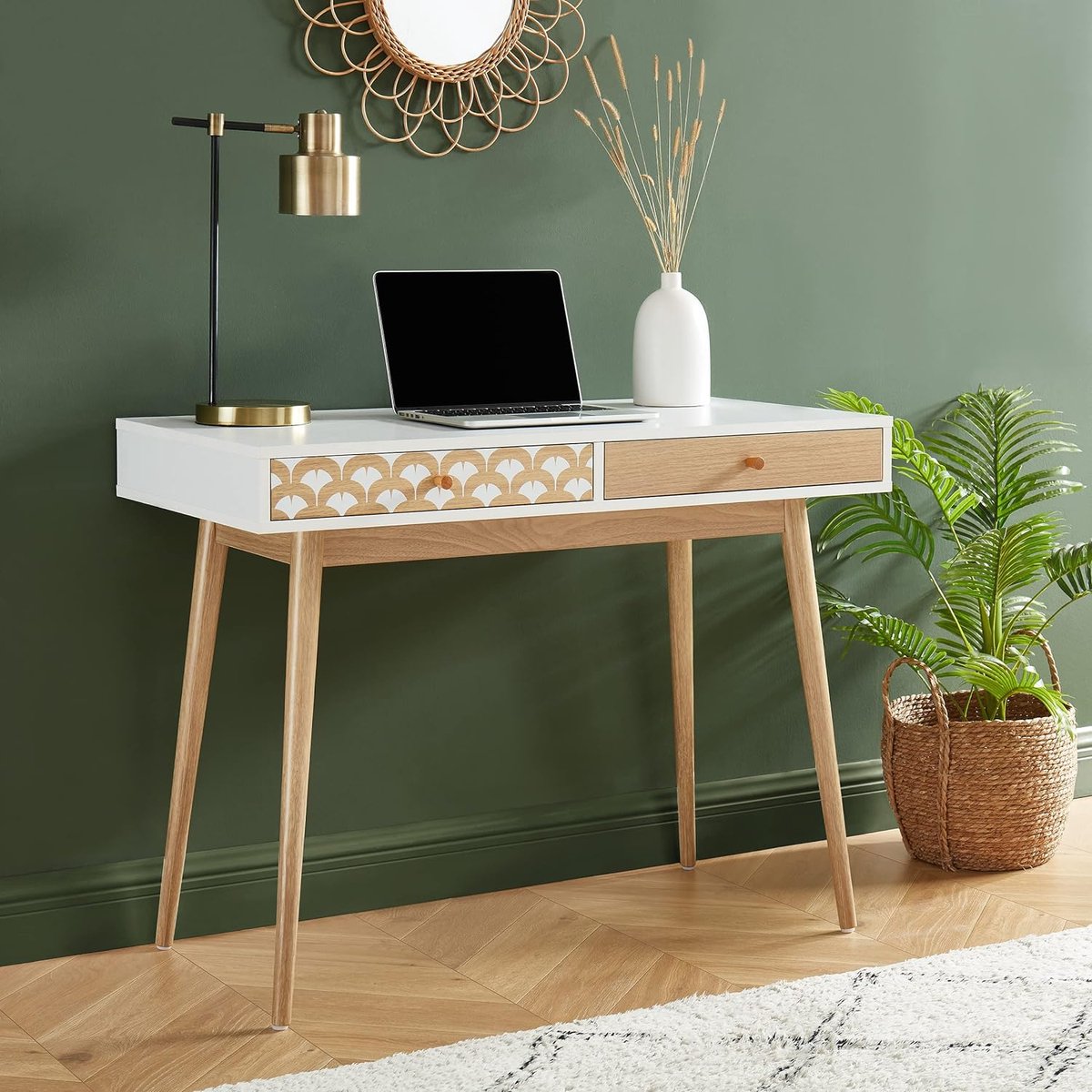 Luxe bureau - thuiskantoor Bureau, tafel, werkplek,