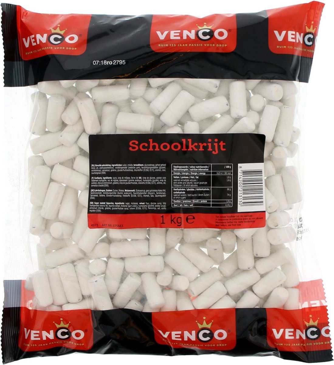 Venco - Schoolkrijt - 1 Kilo