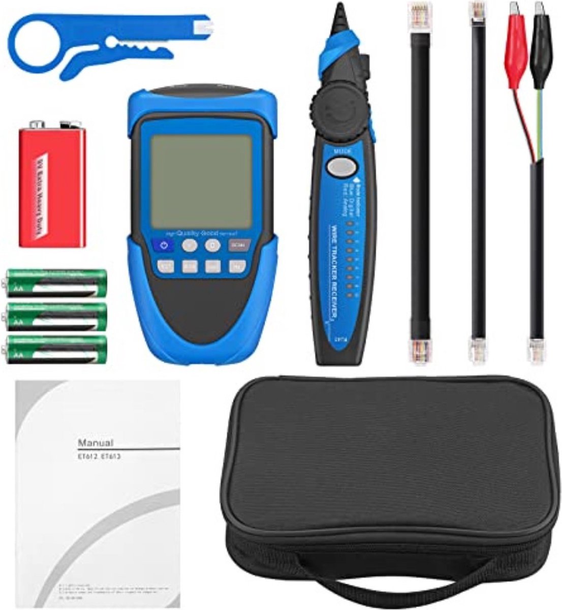 Netwerk tester - UTP tester - Lan tester - Blauw