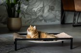 Deluxe Hangkat - katten hangmat - katten accessoires - ribfluweel - staal