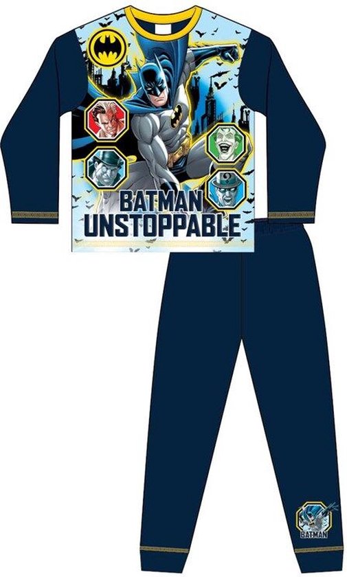 Batman pyjama - multi colour - Bat-Man Unstoppable pyama - maat 128