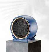 Oneiro's Luxe Elektrische ventilator kachel BLAUW ELITE 800W/1200W - 16.5 x 11 x 18 cm - elektrische verwarming - kachel - winter - eco