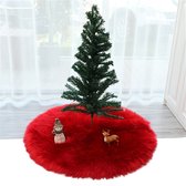 Livano Kerstboom Mand - Kerstboomrok Voor Kunstboom - Kerstboomrok - Kerstboomkleed - Kerstkleed - Kerstboomring - Kerstrok - Kerstboomdeken - Rond 90cm