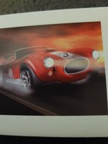 Diamond paintingset- racewagen- auto - porsche- 40x50cm