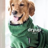 Dryup-hondenbadjas-badjas voor de hond-Groen -M -ruglengte tot 60 cm