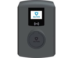 Alfen Eve Single Pro-line | 22kW | 3-fase | RFID | Load Balancing | Socket | Grijs | laden op zonne-energie