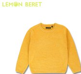 GELE PULL - Zacht - Lemon Beret - Maat 122 / 7 jaar