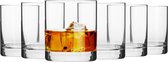 Whiskyglazen, tumbler, set van 6, 300 ml, blended collectie, perfect voor thuis, restaurants en feesten, vaatwasmachinebestendig