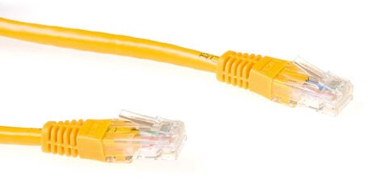 ACT IB4120 U/UTP CAT6A Patchkabel Geel - 20 meter