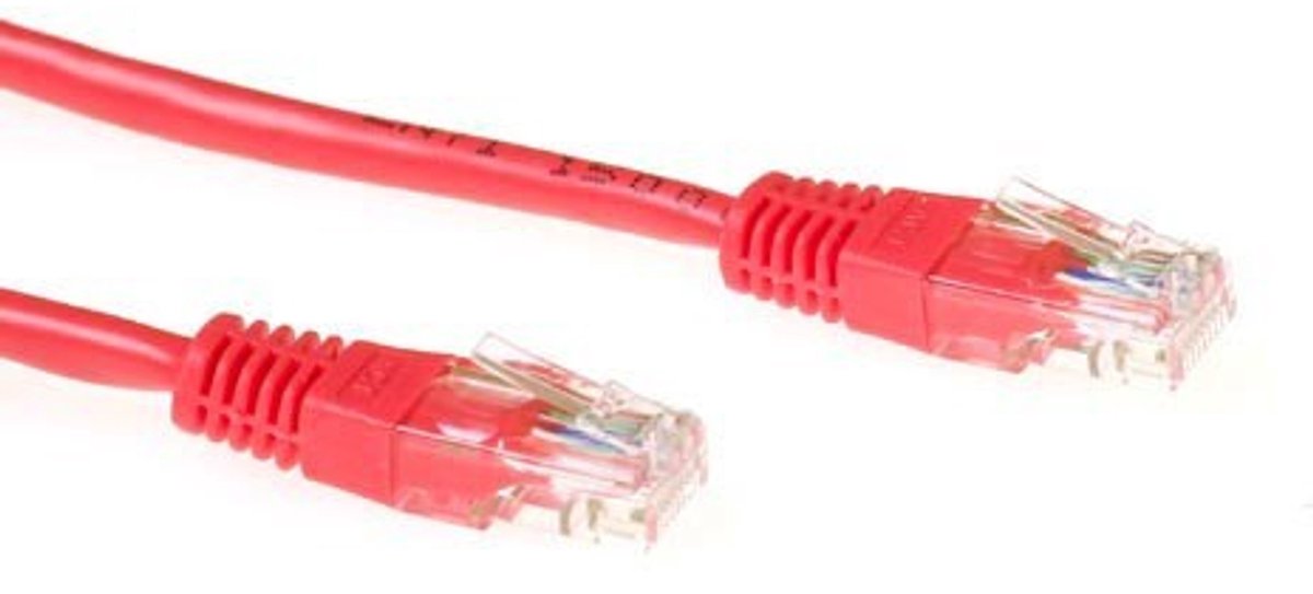 ACT IB5520 U/UTP CAT5E Patchkabel Rood - 20 meter