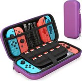 Livano Case Geschikt Voor Nintendo Switch - Hoes - Beschermhoes - Waterafstotend - Accessoires - Paars