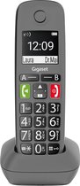 Gigaset EASY E294 Téléphone fixe sans fil pour seniors - Gros bouton - touches lumineuses - volume de sonnerie très fort - compatible avec aides auditives - gris