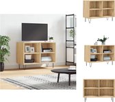 vidaXL TV-meubel X - TV-kast - 69.5 x 30 x 50 cm - Sonoma eiken - Kast