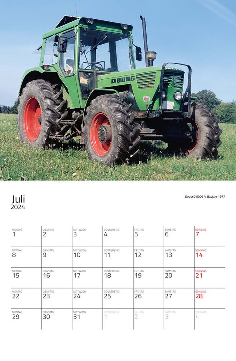 Traktor Klassiker Kalender 2024  bol