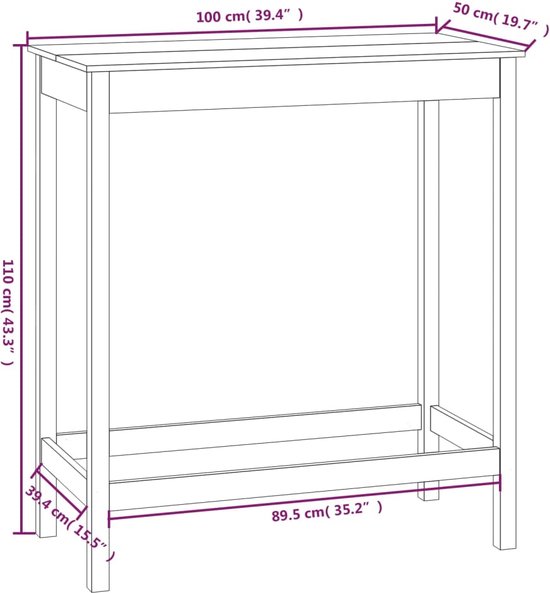 Witte Bartafel met een breedte van 50 tot 75 cm kopen? Kijk snel