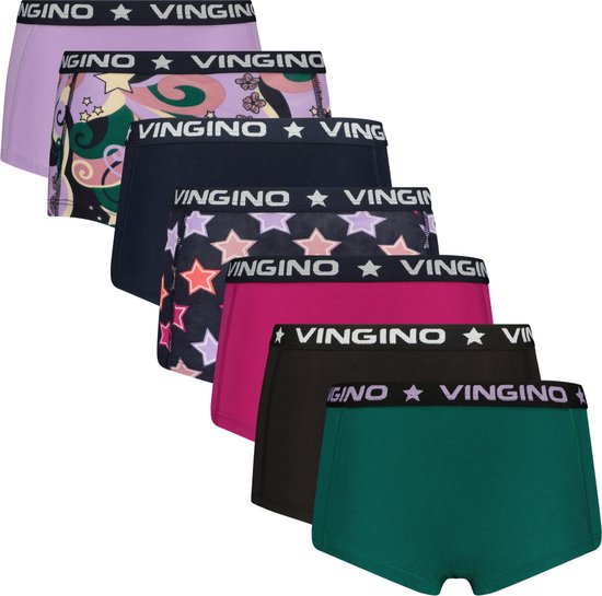 Vingino G234 7pack Caleçons Filles - Taille 134-140