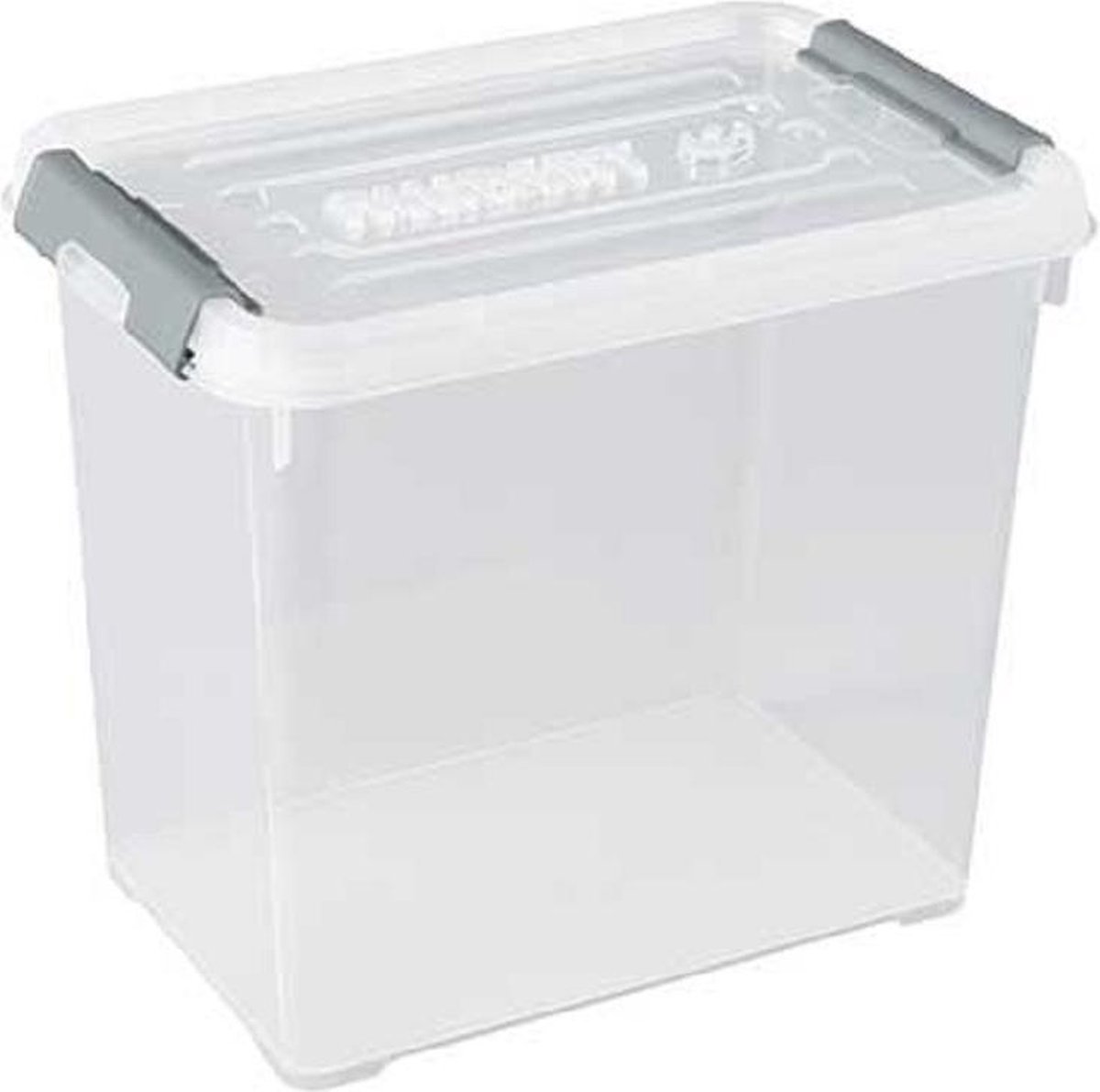 Handy Plus - Opbergbox - 9 Liter - Transparant - (set van 4)