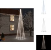 vidaXL LED Kerstboom - 800 x 230 cm - 1.134 Koudwitte LEDs - Decoratieve kerstboom