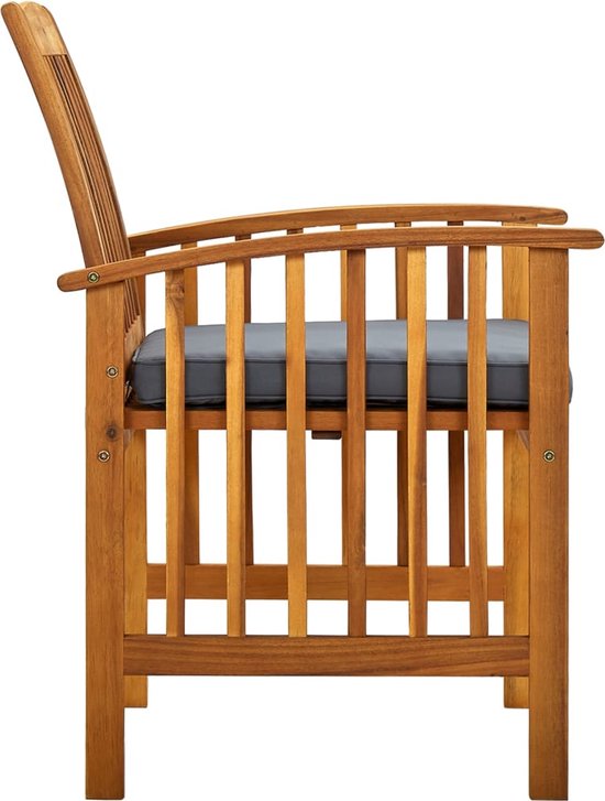 Vidaxl tuinstoelen acacia 61 x 64 x 90 cm weerbestendig hout