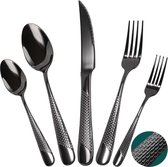 BEWOS - Lot De 24 Fourchettes De Table En Acier Inoxydable Polie Miroir - Longueur 20,7 Cm - Lavables Au Lave-vaisselle - Pour Maison, Restaurant, événements