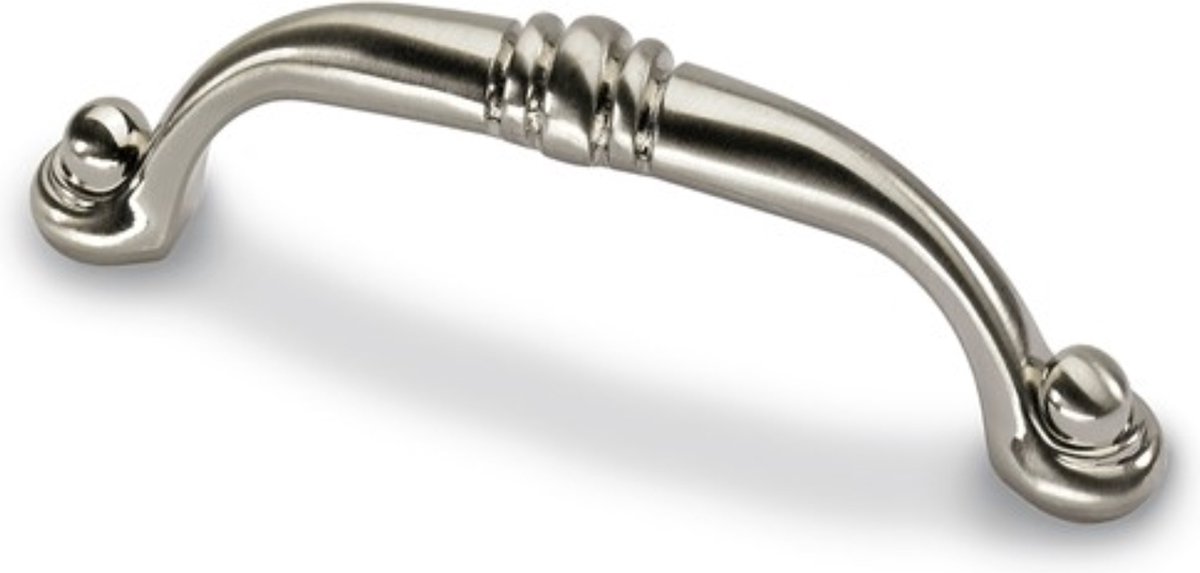 Hettich - Greep Alberta, boorafstand 96, L 110 mm, B 14 mm, H 28 mm, roestvrij staal finish geborsteld