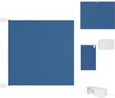 vidaXL Balkonscherm - 250 x 360 cm - Blauw - Oxford Stof - Parasol