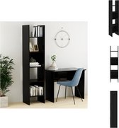 vidaXL Opbergkast - Zwart - 40 x 35 x 180 cm - Stevig en duurzaam-meubel - Kast