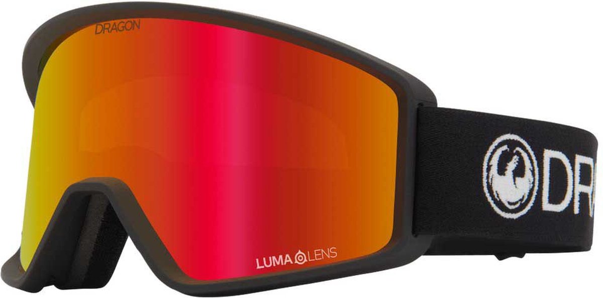 Dragon Alliance DXT OTG Jeugd Skibril - Black/Red Ionized