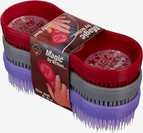 MagicBrush Borstelset 3-delig Burgundy MagicBrush Borstelset 3-delig Burgundy