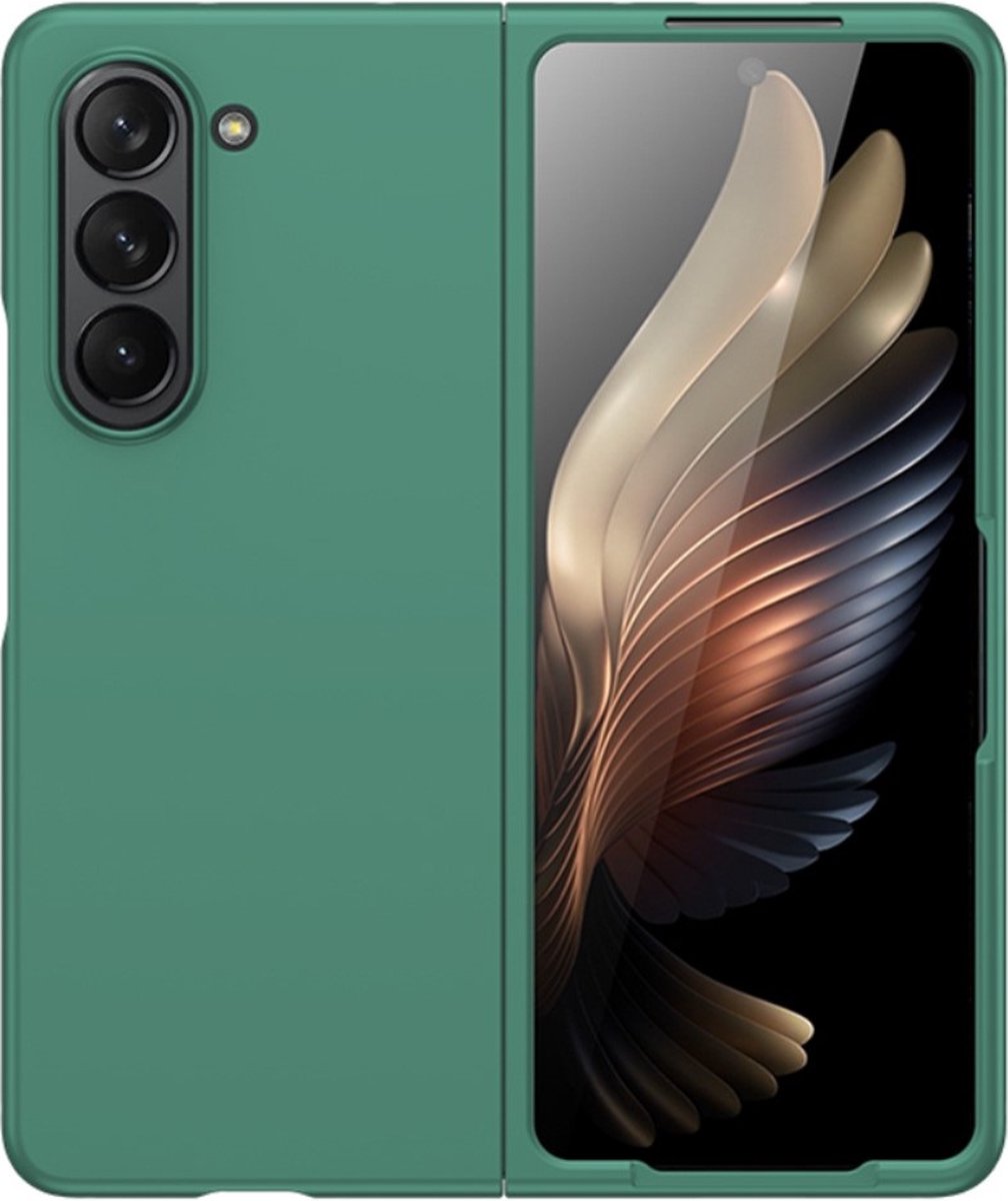 Lunso - Geschikt voor Samsung Galaxy Z Fold5 - Backcover hoes - Groen