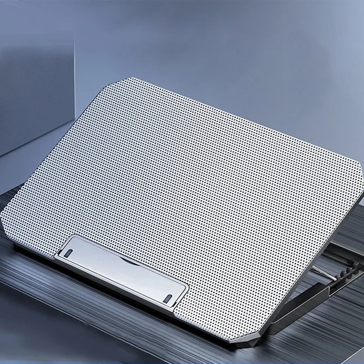 Luxe Design Zilvere Laptop Cooler - Laptop Stand - Laptop verhoging - Standaard - Cooling Pad - Laptop Cooler