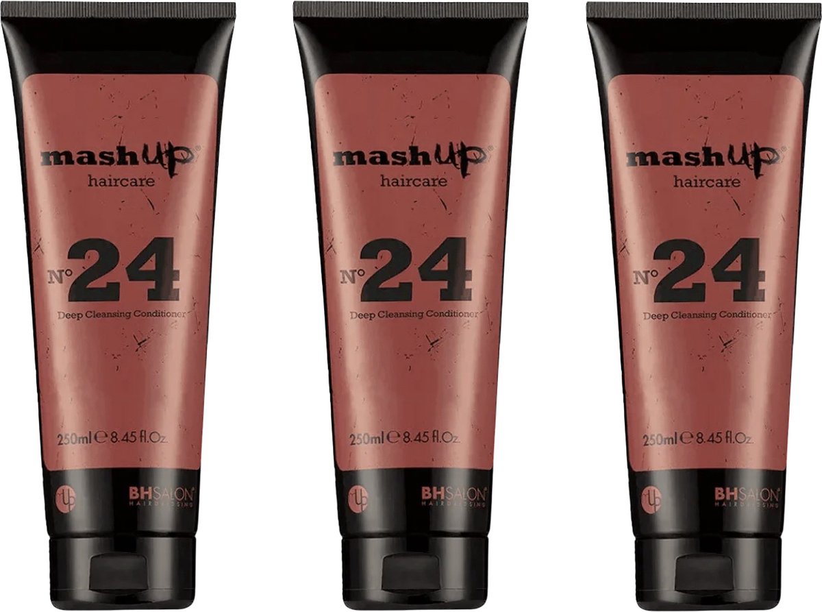 MashUp Haircare N°24 Deep Cleansing Conditioner 250ml - 3 stuks