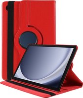 Hoes geschikt voor Samsung Galaxy Tab A9 Plus – Arara draaibaar tablethoes – Rood