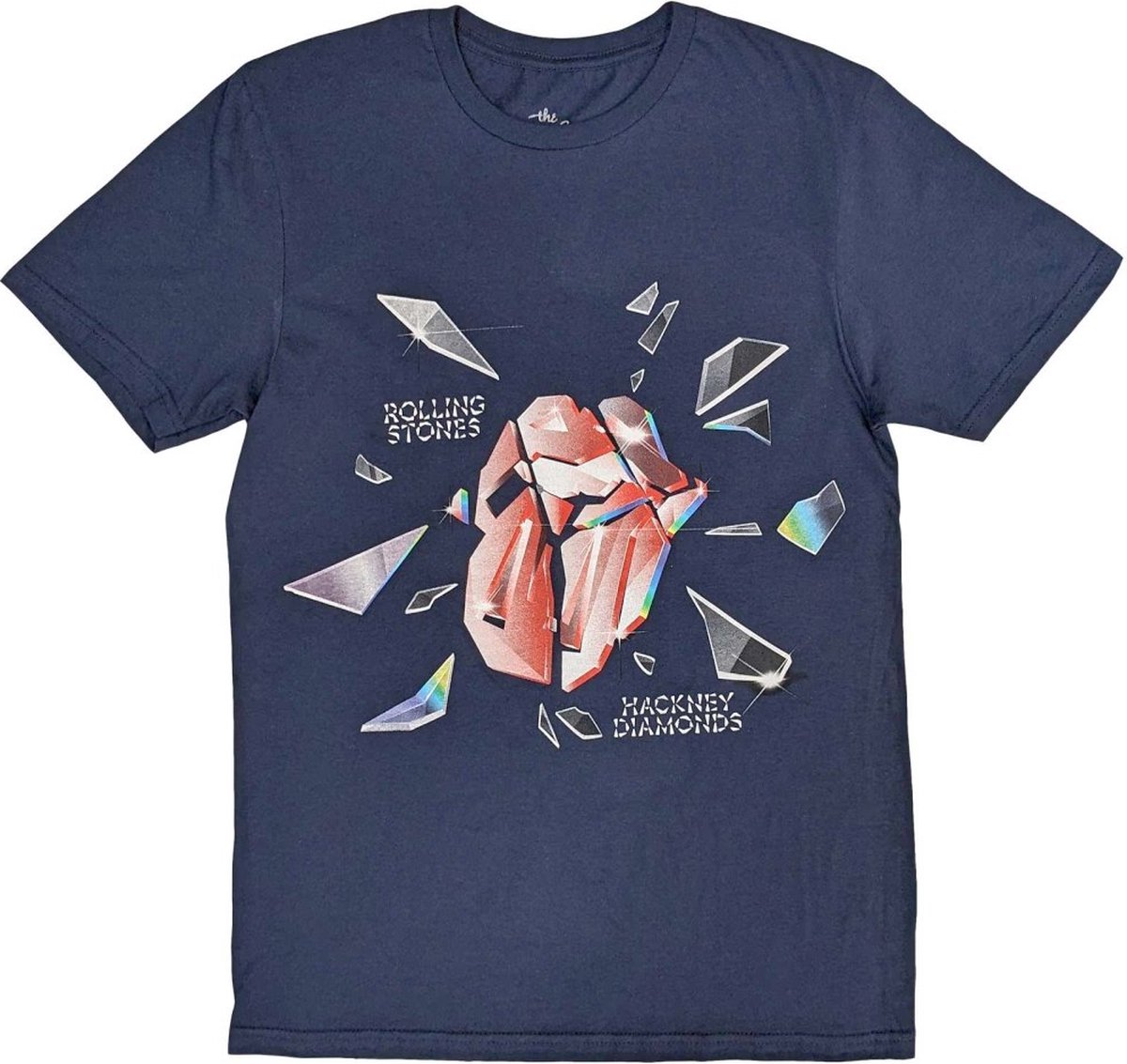 The Rolling Stones - Hackney Diamonds Explosion Heren T-shirt - XL - Blauw