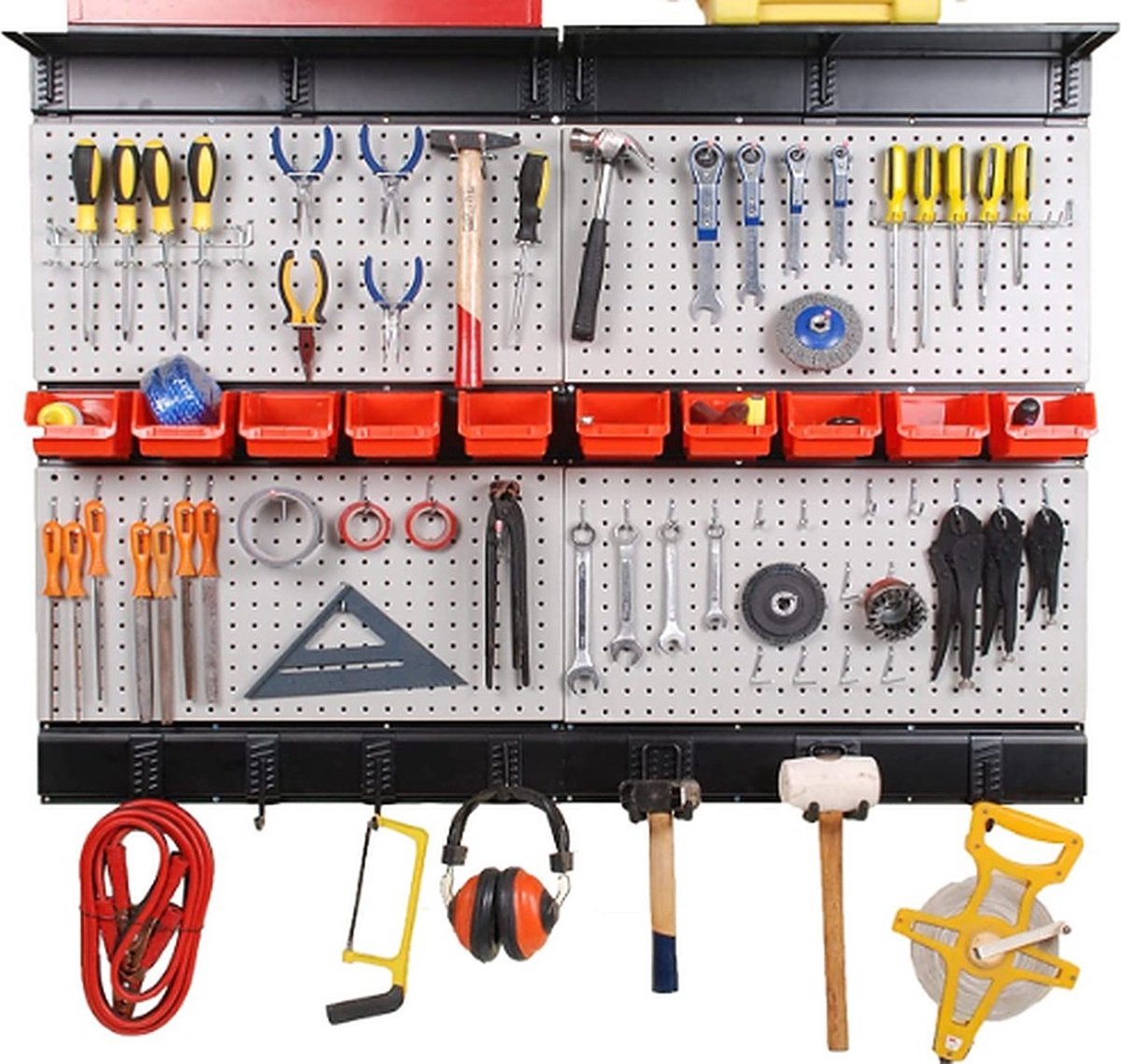 SODEAL Luxe Gereedschapswand - Werkplaatsinrichting - Bureau organiser - Gereedschapshouder - Gereedschap Ophangsysteem