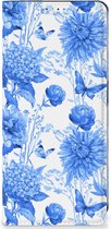 Smart Cover voor OnePlus Nord CE 3 Lite Flowers Blue