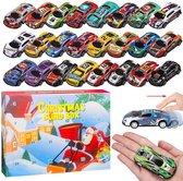 Adventskalender - kinderen - speelgoed autos jongens - suprise box - 24 stuks