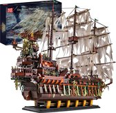 Mould King-The Flying Dutchman - De Vliegende Hollander - Jack Sparrow-Piratenschip - 3653 Bouwstenen - pirates of the caribbean -Fullcolour verpakking-Giftbox-Uniek-( Dezelfde kwaliteit en 100% compatible met de bekende Deense bouwstenen )