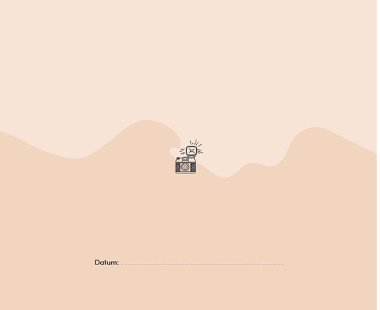 Invulformulier met de titel 'Datum:' en een kleine illustratie van een camera met flits.
