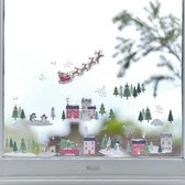 Novelty Noël - Sticker Fenêtre Village de Noël