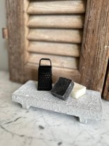 Amber geurblokjes houder plankje beton