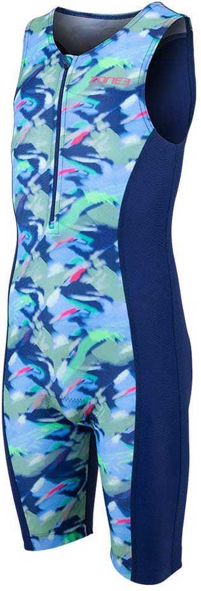 Zone3 Tri Adventure Mouwloos Triatlonpak Blauw 10-12 Years Kinderen